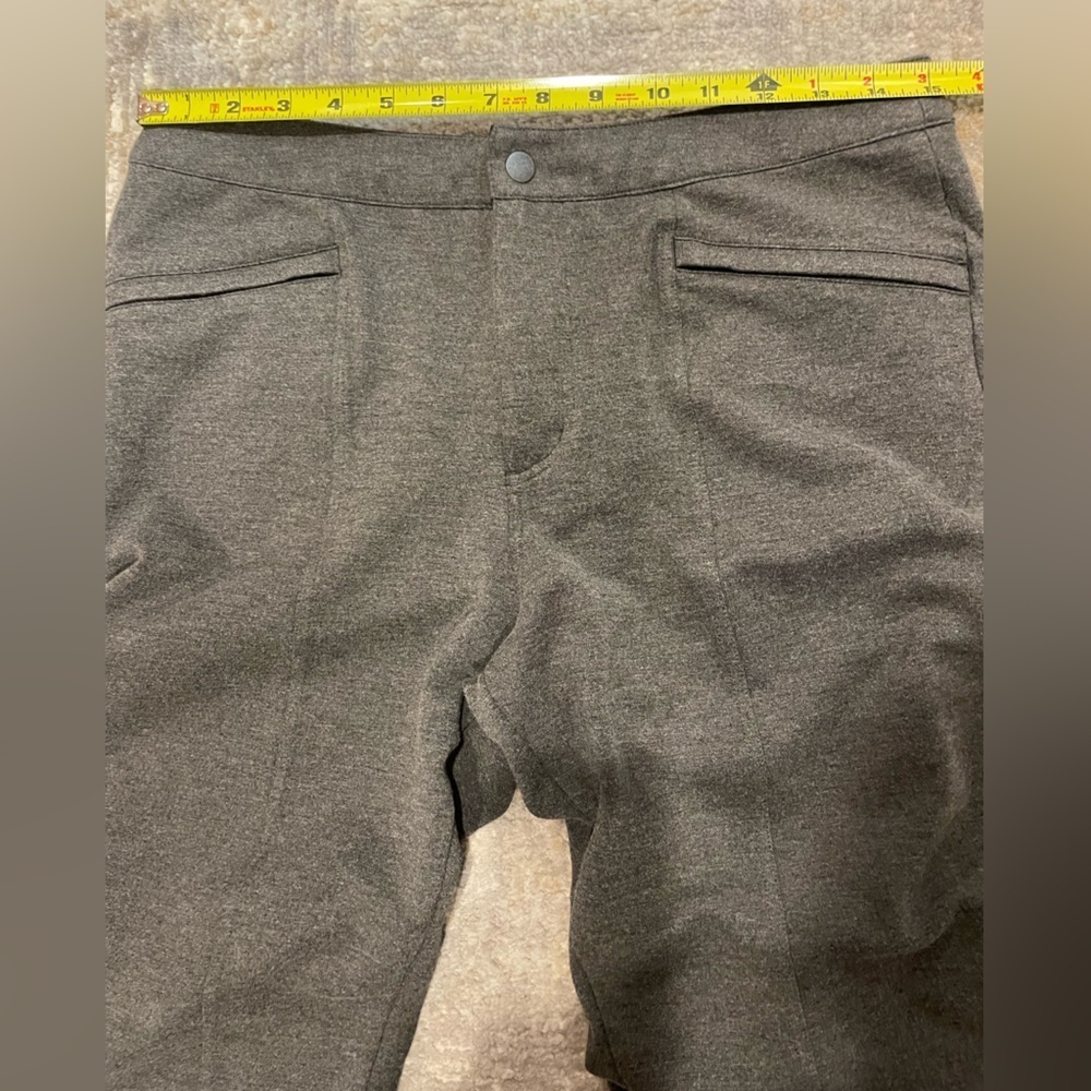 Title Nine Kate Pants Slim Women's Size 12 Gray Pointe Knit Drawstring Versatile - Picture 8 of 14